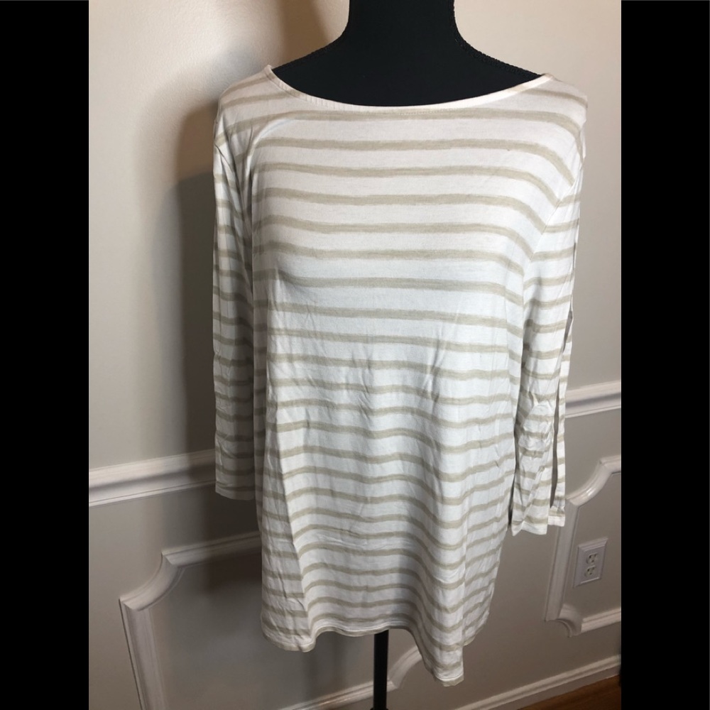 Chico’s Zenergy stripped tunic